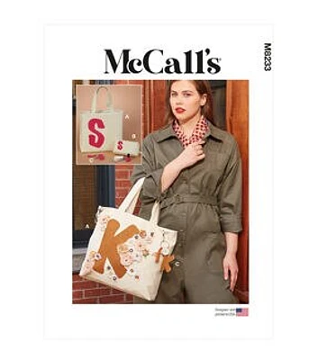 McCall's M8233 Tote Bag & Key Ring Sewing Pattern