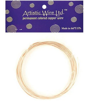 Artistic Wire 14 Gauge Bare Copper Wire 10 ft Copper