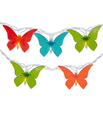 Northlight 9' Summer Butterfly Outdoor Patio String Lights