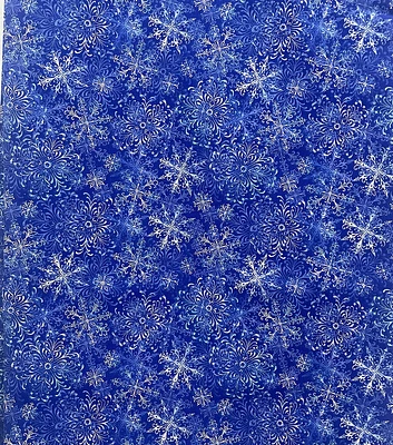 20179057 2 BLUE ICY SNOWFLAKES