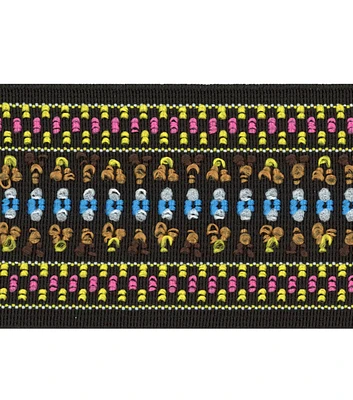 Simplicity Jacquard Belt Trim 1.88'' Multi