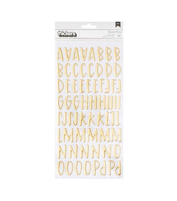 American Crafts 148ct Fall Alphabet Stickers