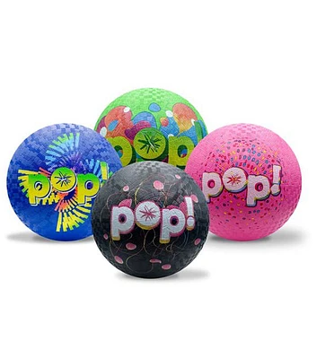 8.5" Assorted Rubber Outdoor Playground Ball 1ct by POP!