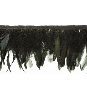 Simplicity Insert Feather Trim Black