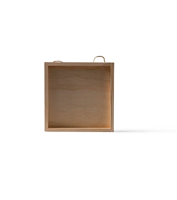 12" Beige Wood Frame by Park Lane