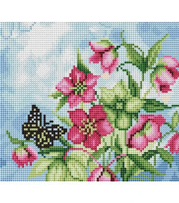 Diamond Art Club 10" x 9" Lenten Rose Painting kit