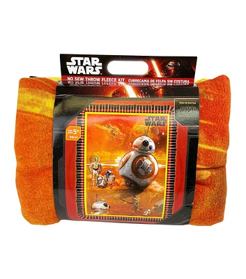 48" Wide Star Wars BB8 No Sew Fleece Blanket Kit