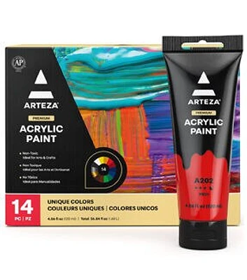 Arteza Premium Acrylic Paint Vibrant 120ml