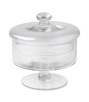 7" Glass Stemmed Apothecary Jar by Park Lane