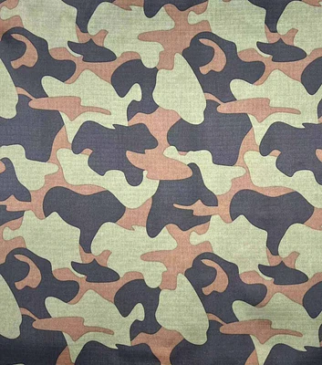 Green Camo Ripstop Nylon Craft Fabric by Happy Value