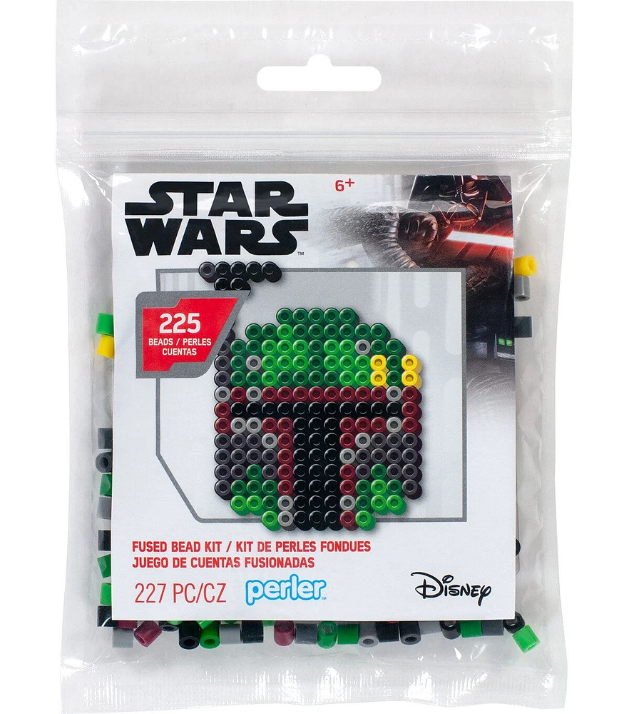 Perler 227pc Star Wars Boba Fett Trial Fused Bead Kit