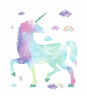 RoomMates Galaxy Unicorn Giant Wall Decals