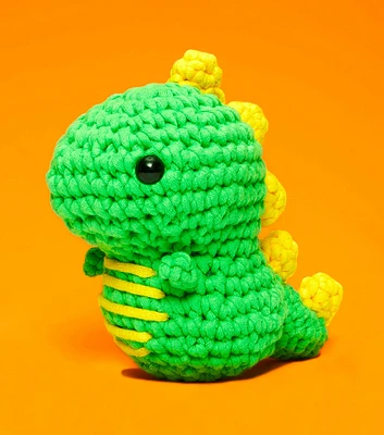 The Woobles 4.5" Fred the Dinosaur Crochet Kit