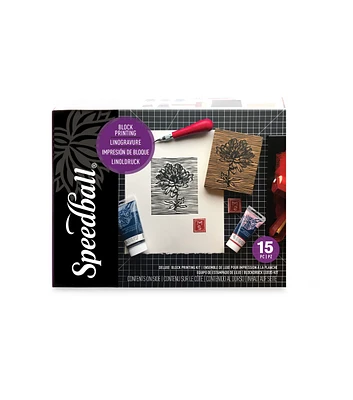 Speedball Deluxe Block Printing Kit 15 Pieces