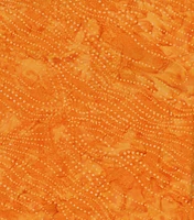 Hi Fashion Yellow Orange Dot Batik Cotton Fabric