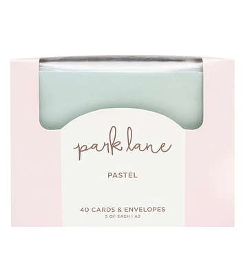 80ct Pastel A2 Cards & Envelopes by Park Lane