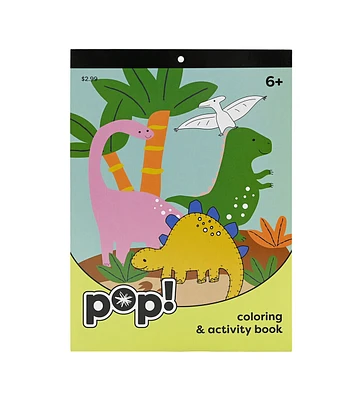 10" Dino Color & Activity Book by POP!