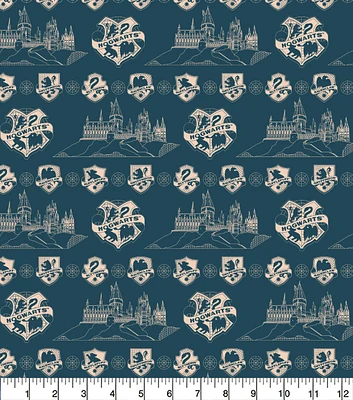 Harry Potter School Of Magic Cotton Fabric