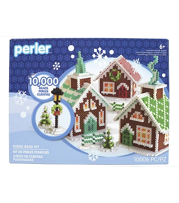 Perler 10006ct Holiday Village Fused Bead Kit