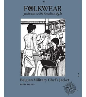 Folkwear 133 Men's & Women's Belgian Military Chef's Coat Sewing Pattern