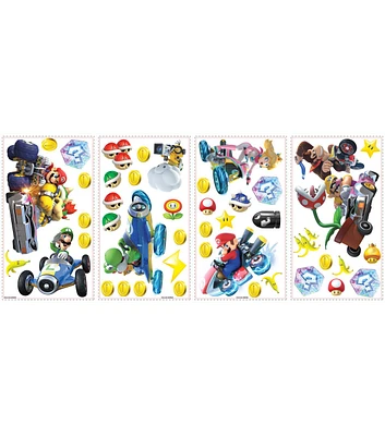 RoomMates Peel & Stick Wall Decals Nintendo Mario Kart 8