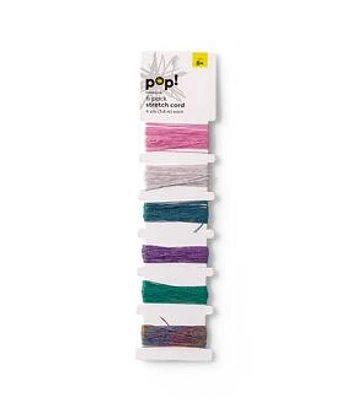 6ct Pink & Blue Sparkle Stretch Cords by POP!