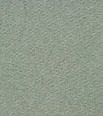 Green Checkered Knit Fabric