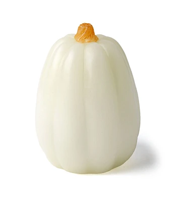 4' x 6" Halloween LED Ivory Pumpkin Candle by Place & Time