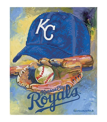 Sporticulture 13" x 15" MLB Kansas City Royals Diamond Painting Kit