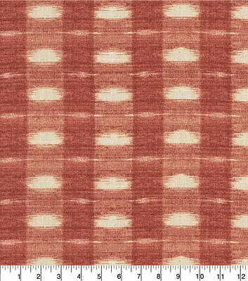 PKL Studio Brushed Check Radish Upholstery Fabric