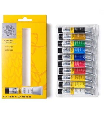 Winsor & Newton Acrylic Tube Set 10 Color