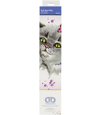 Diamond Dotz 12.5" x 12.5" Eye Spy Kitty Embroidery Facet Art Kit