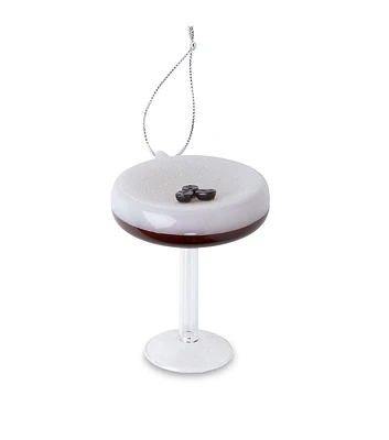 4.5" Christmas Espresso Martini Glass Ornament by Place & Time