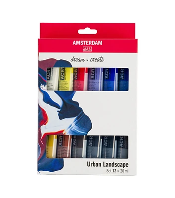 Amsterdam Standard Series Urban Landscape 20ml Acrylic Paint Set 12 Colors