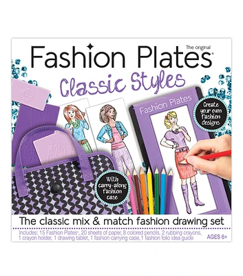 Kahootz 48ct Fashion Plates Deluxe Design Set