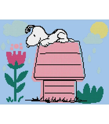 Diamond Dotz 16" Snoopy Dog House Painting Kit