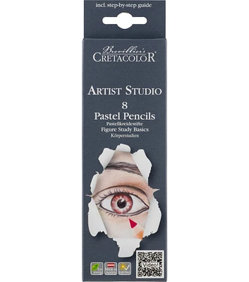 Cretacolor Artist Studio Portrait Pastel Pencil Set 8pc