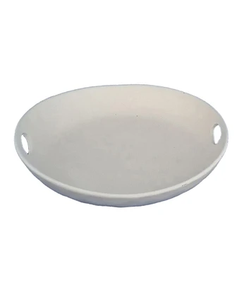 12" Round Ceramic Tray by Park Lane