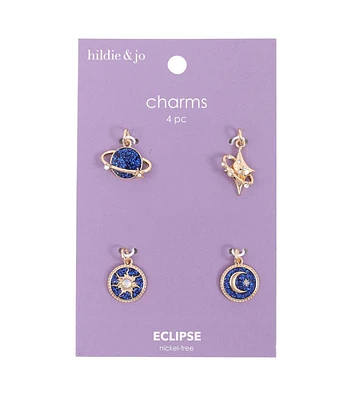 4ct Halloween Saturn Moon Star Charms by hildie & jo