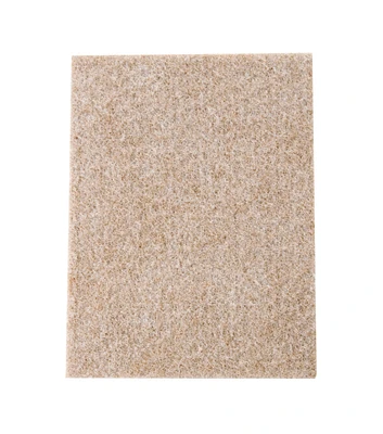 SoftTouch 2 pk 4.5''x6'' DIY Felt Furniture Slider Pad Movers Oatmeal