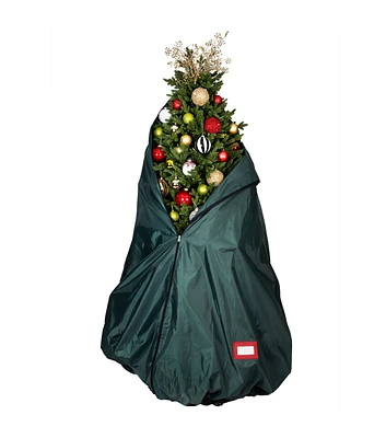 Treekeeper Decorated Tree Storage Bag With Rolling Tree Stand