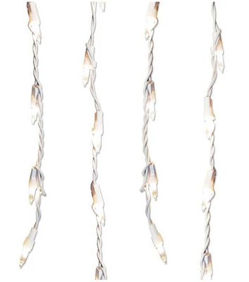 Northlight 10' Clear Mini Drop Icicle String Lights 2pk