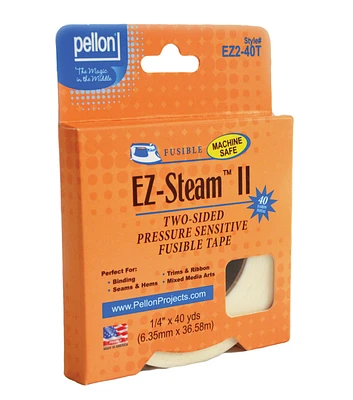 Pellon EZ Steam II 1/4" x 40yd Double Sided Fusible Adhesive Tape