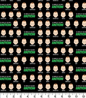 Big Bang Theory Sheldon Cotton Fabric