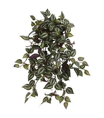 Nearly Natural 23" Wandering Jew Hanging Artificial Plant 4ct