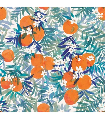 RoomMates Orange Blossom Peel & Stick Wallpaper