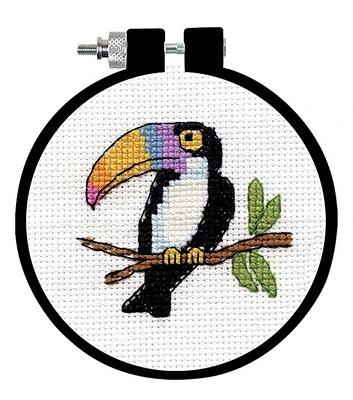 Design Works 3" Toucan Counted Cross Stitch Kit