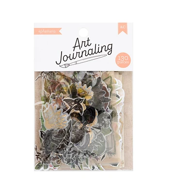 American Crafts Art Journaling Ephemera Floral