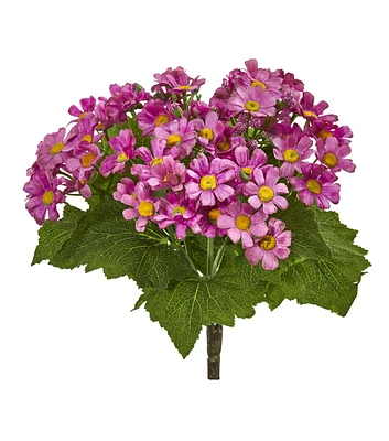 Nearly Natural 10" Pink Daisy Bush Artificial Flower 6ct