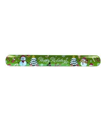 8" Christmas Merry Slap Bracelet Slap Bracelet